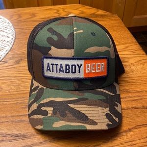 Attaboy Beer Hat, Green Camo